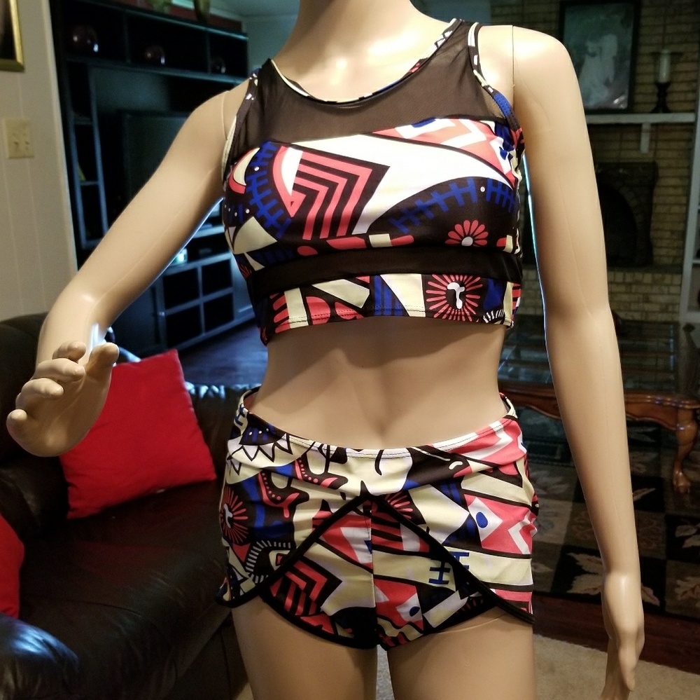 Two piece swim suit  med